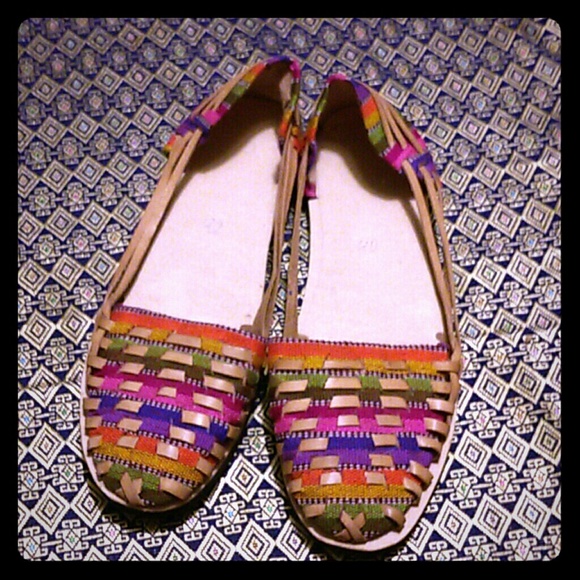 Traditional handmade Huarache Nicaraguan shoes