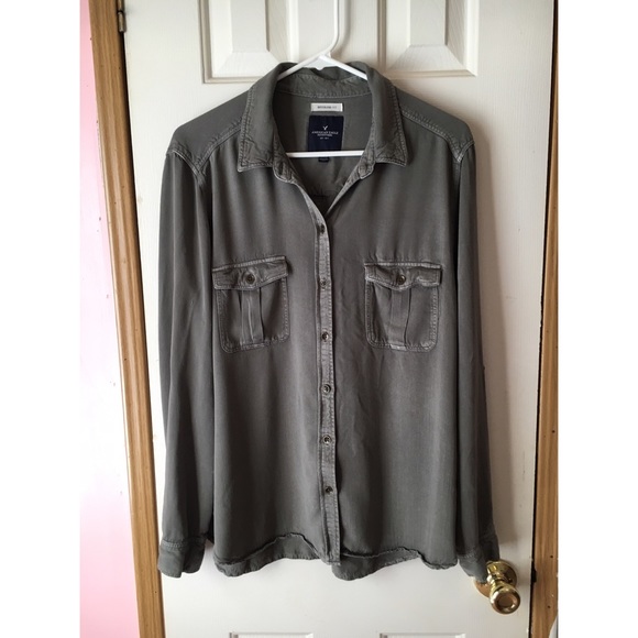 AEO Boyfriend Longsleeve Shirt