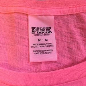 Bright Pink long sleeved tunic, Victorias Secret