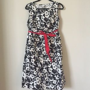 Motherhood Maternity Black + White Dress