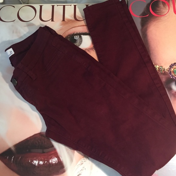 RSQ Burgundy Miami Jeggings - Picture 2 of 4