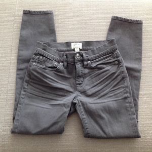 NWOT J Crew Toothpick Grey Dove Petite 24 24P P24