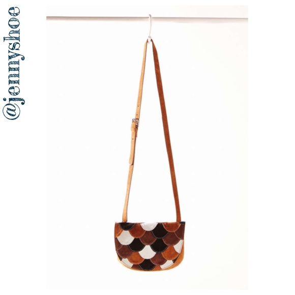 Urban Outfitters Handbags - {urban outfitters} patchwork suede crossbody