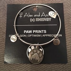 Alex & Ani Paw Prints Bracelet Bangle