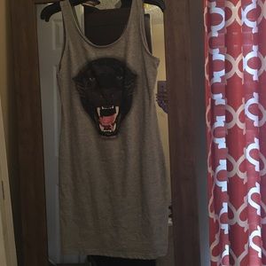 Brand new never worn panther mini dress