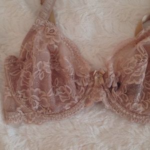 Sexy Nude Lace Bralette/Bra