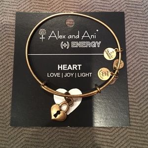 Alex & Ani Heart Locket Bracelet Bangle