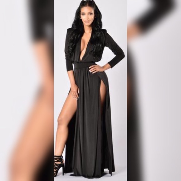 Fashion nova black spree dress