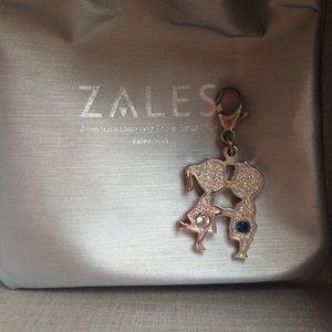 NEW Zales kissing boy and girl birthstone charm