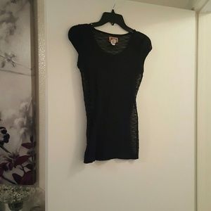 See through the shirt