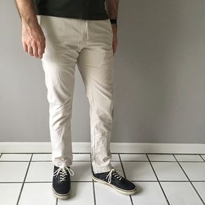 Banana Republic Cream Aiden Chino 30x32