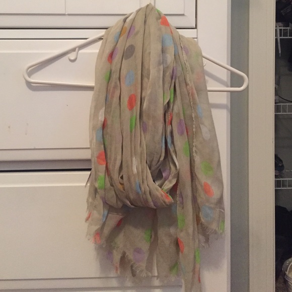 Polka dot scarf