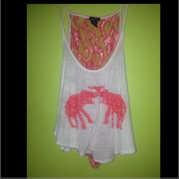 Elephant crop tank🐘