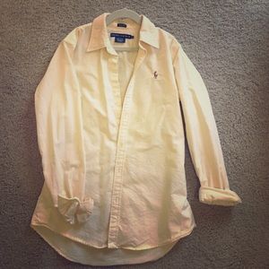 Ralph Lauren Yellow Stripe Oxford