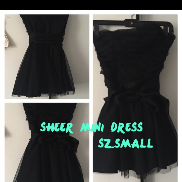 Sheer mini dress - Picture 1 of 1