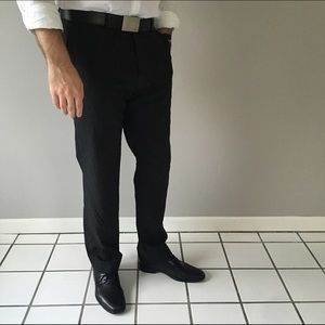 Banana Republic Tailored Slim Fit Trouser Charcoal