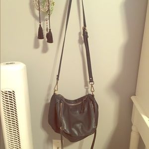 Free People Green Zippered Bag
