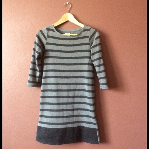 Zara Trafaluc striped sweatshirt dress