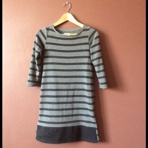 Zara Trafaluc striped sweatshirt dress