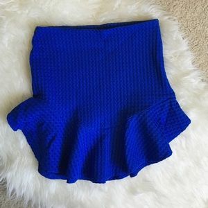 Zara Trafaluc Peplum Skirt