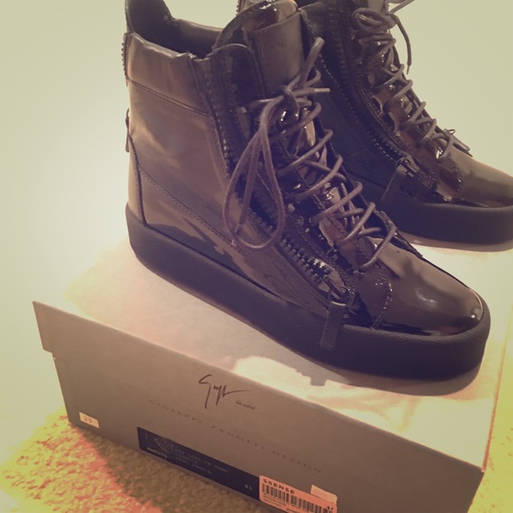 Black Patent Leather Giuseppe Zanotti