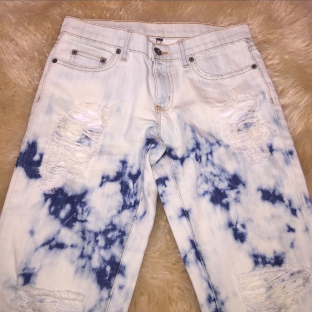 LF Carmar Denim Tie Dye Distressed Jeans - Size 25