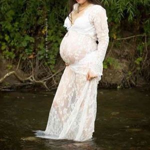 Maternity Gown Dress for Photoshoot