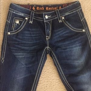 ROCK REVIVAL STRAIGHT LEG JEANS