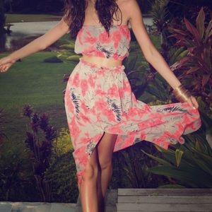 For Love and Lemons Maitai Maxi Skirt and top