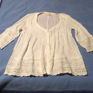 🌴Lovestitch white lace top🌴