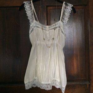 Pretty Lace Babydoll Top!