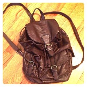LAST CALL Leather backpack