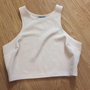 Ballet pink crop top