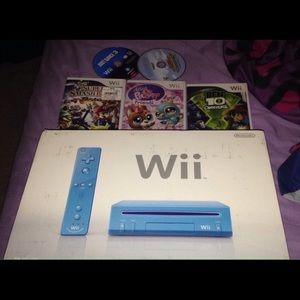 Blue wii w: 5 games