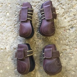 Leather Open Front and Fetlock Boots