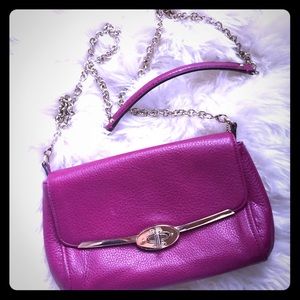 COACH convertible cross-body to clutch handbag