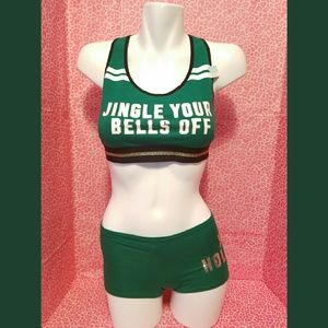 Victorias Secret Holiday Yoga Bra & Panty