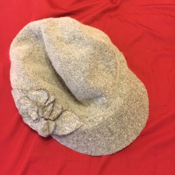 Grey wool hat