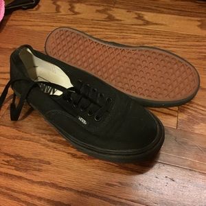 Women's Black Authentic Vans