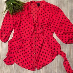🎉Style Crush HP 🎉 Polka Dot Top