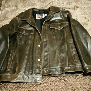 leather jacket