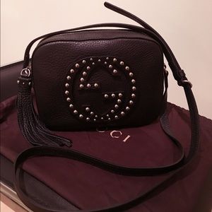 🎀SOLD ON TRADESY🎀Gucci Soho Studded Leather Bag