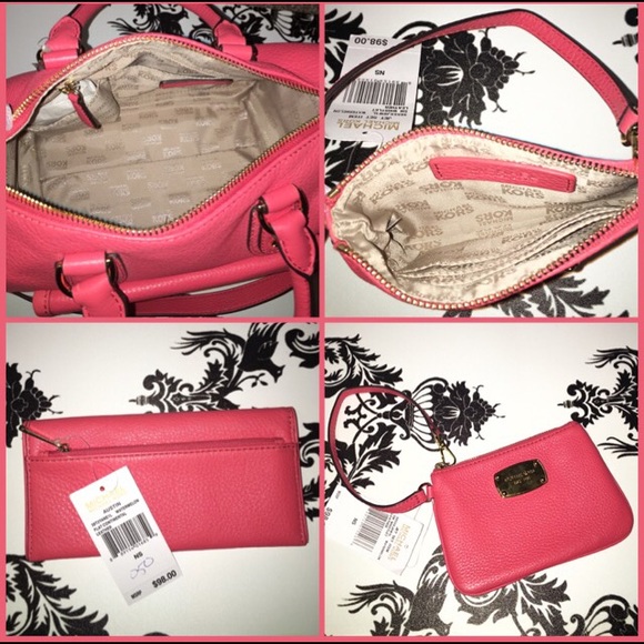 ๐ NWT! Michael Kors Leather 3 Piece Set! - Picture 4 of 9