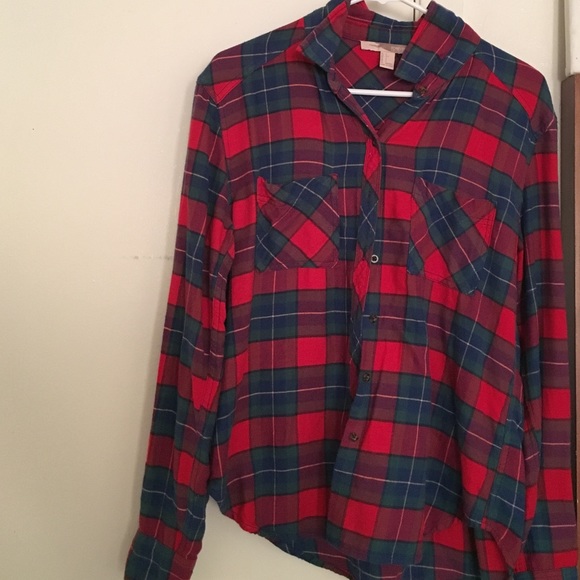 Forever 21 Red and Blue Flannel