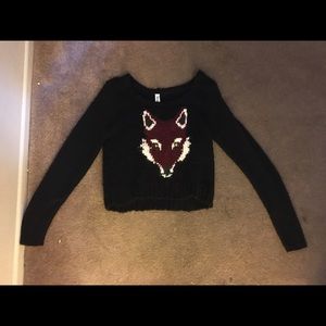 Foxy Cropped Sweater