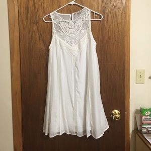 White Shift Dress