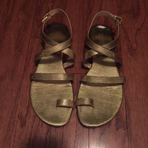 Gold Michael Kors Sandals