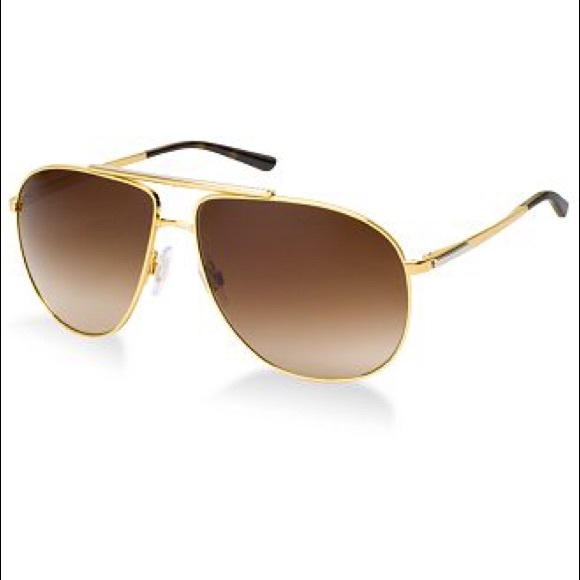 🕶 Dolce & Gabbana Gold Sunglasses
