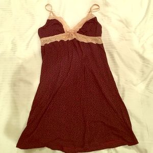 Eberjey lace sleeping chemise size small