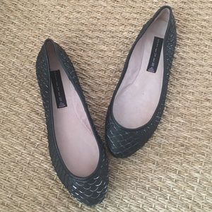 Steven Snake Ballet Flats
